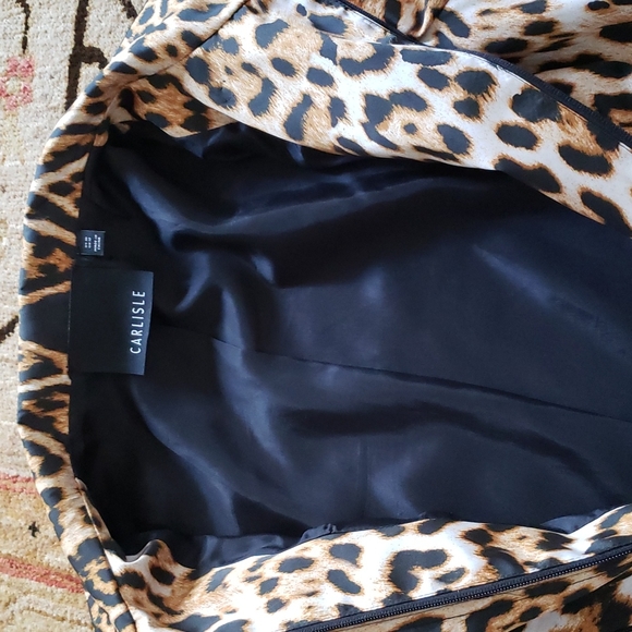 Carlisle 100% Silk Leopard Print Women’s Jacket - Picture 7 of 11